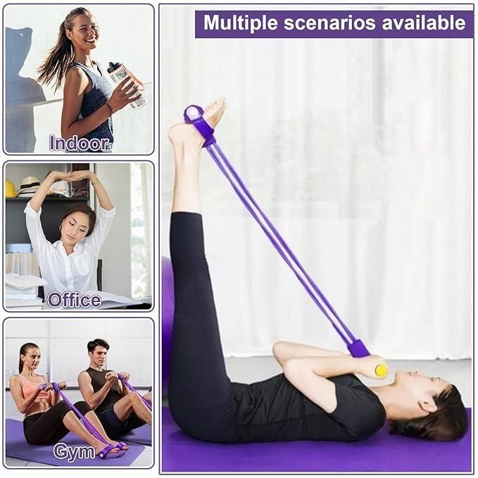 MegaSwiftHub Home Gym Yoga Pedal Puller – Strength, Stretch & Sculpt